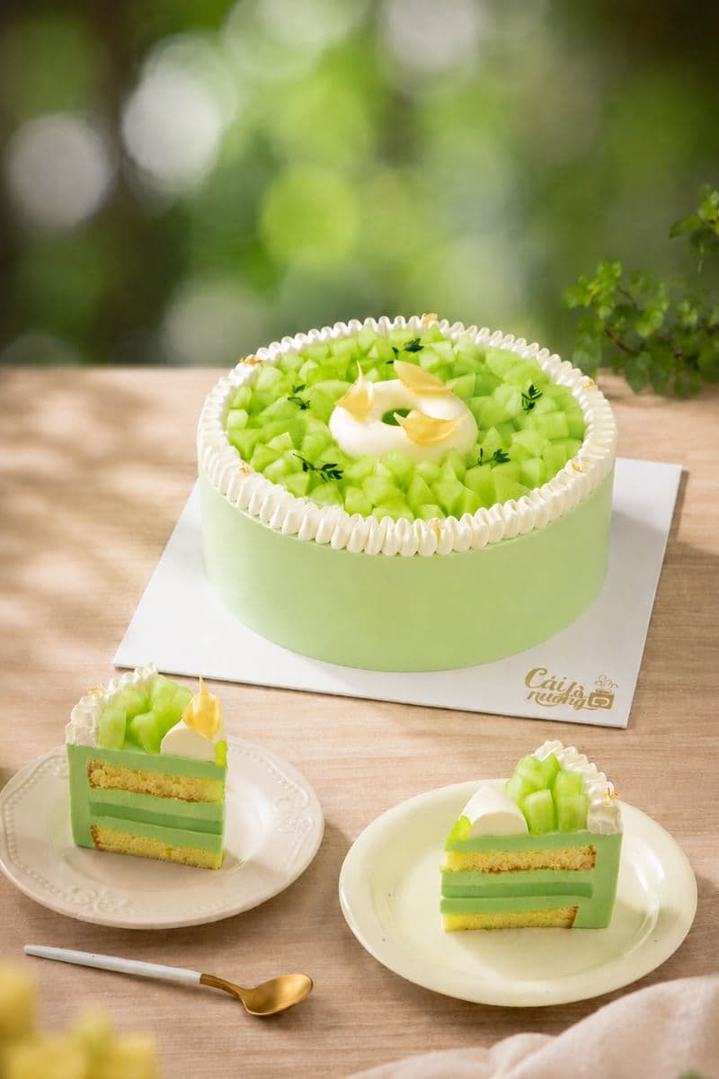 Bánh Mousse Dưa Lưới Minty