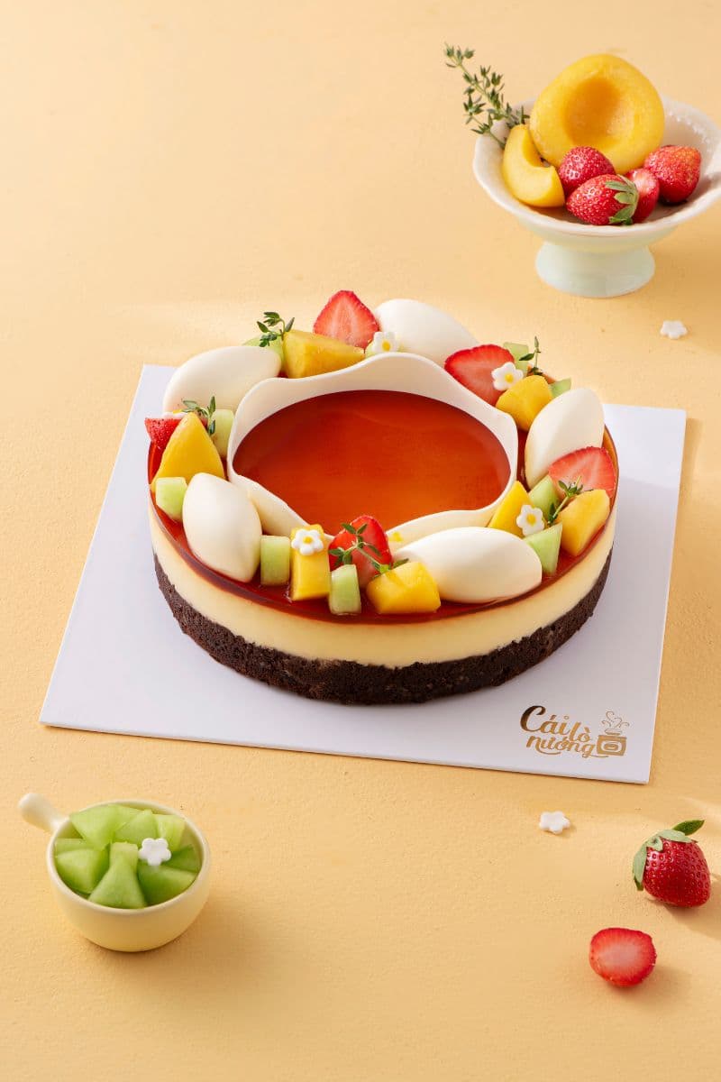 Bánh Flan Gato Fruit & Pins