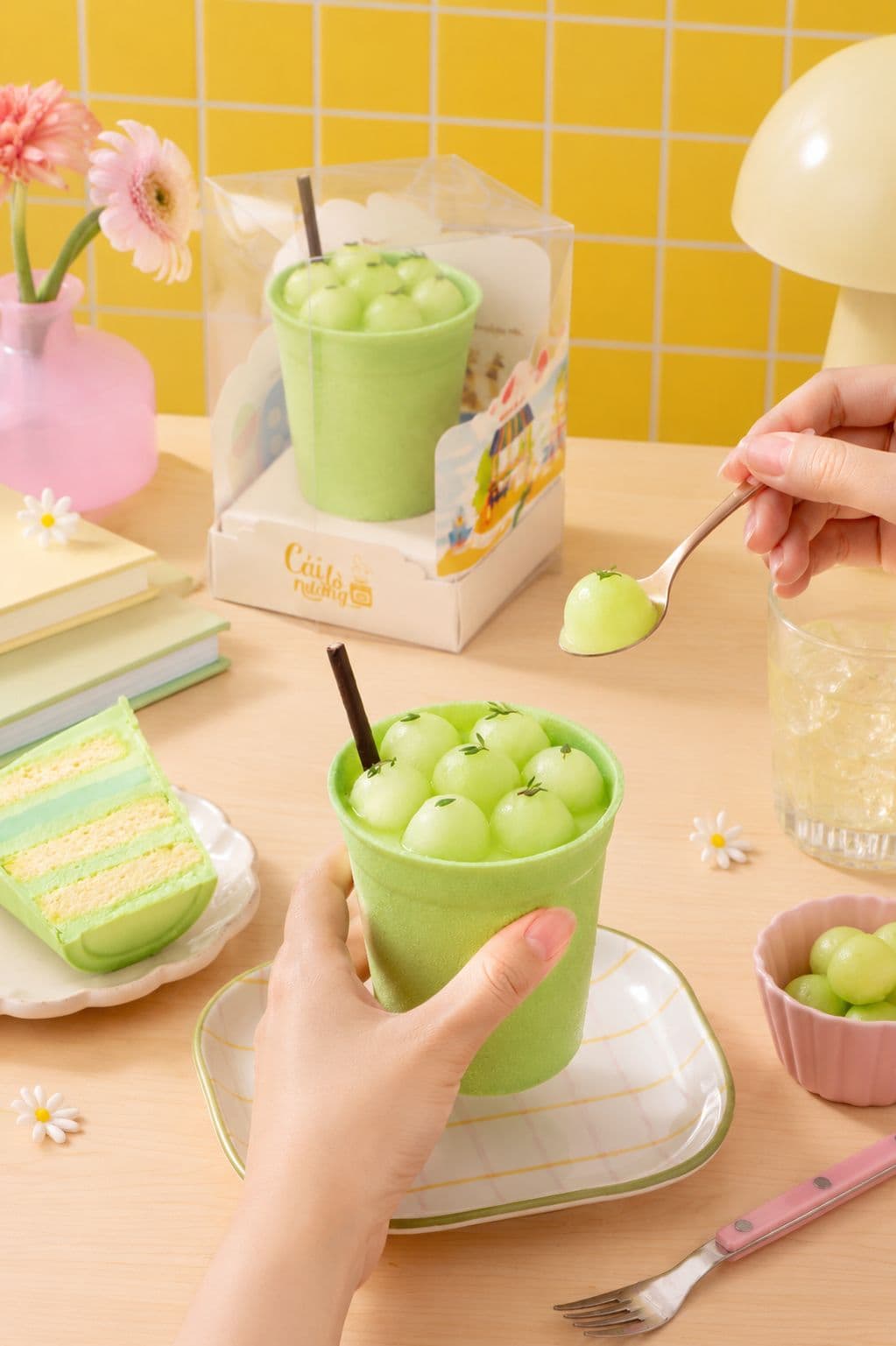 Hộp Bánh Sweetcup Dưa Lưới