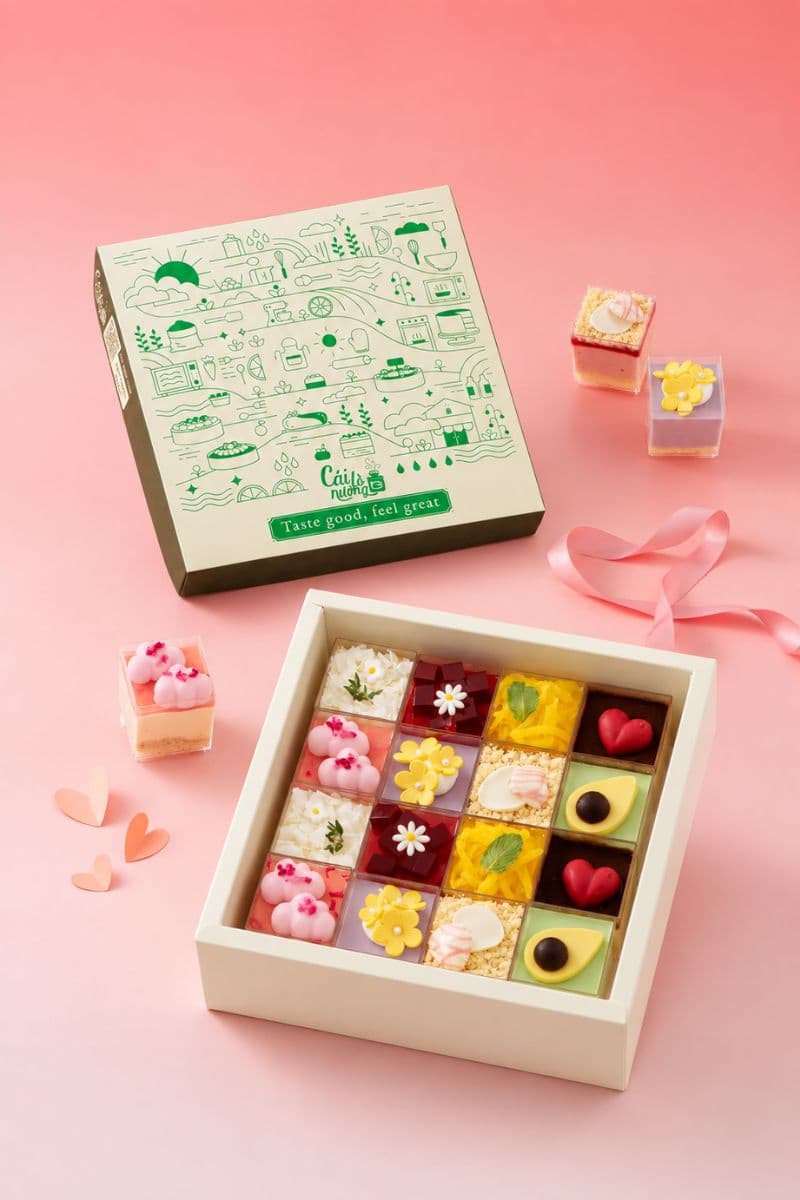 Hộp Sweetbox Signature Green (Xanh) 16