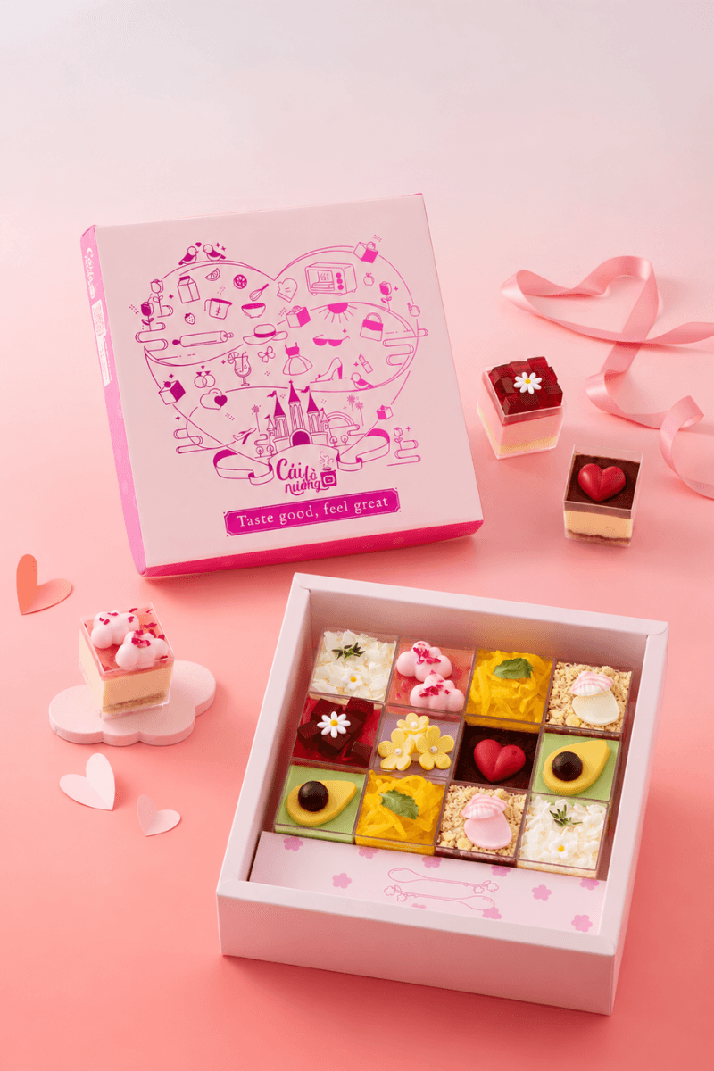 Hộp Sweetbox Signature Pink (Hồng) 12