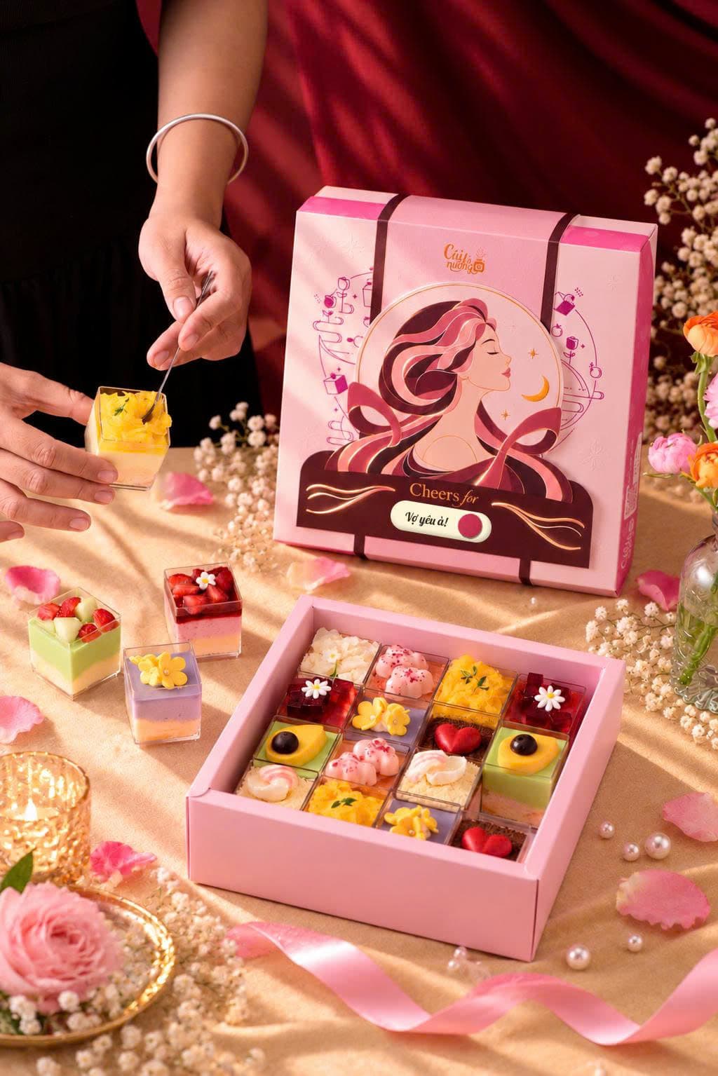 Hộp Sweetbox Signature Pink (Hồng) 16