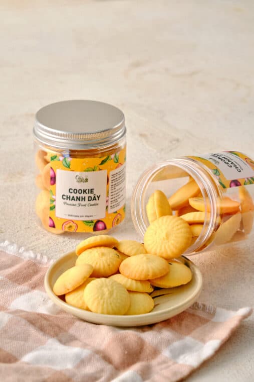 Passion Fruit Cookie - Cookie Chanh Dây - 80gram