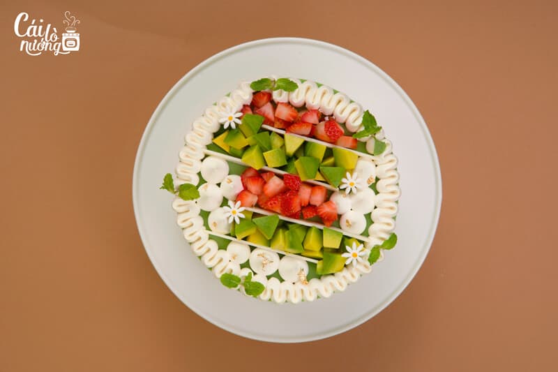 Bánh sinh nhật màu xanh lá cây thu hút, đẹp mắt tại TP.HCM