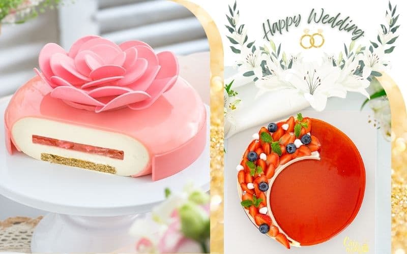 Danh sách bánh tiệc cưới, bánh lễ hỏi đẹp mắt, sang trọng