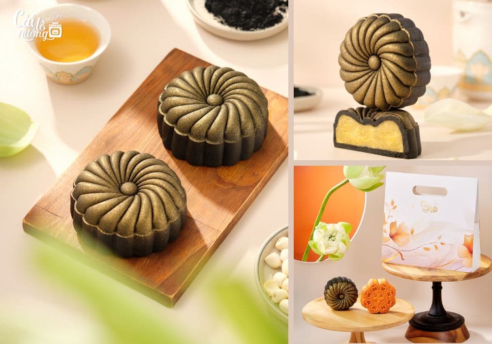 Bánh Trung thu tinh than tre hoàng kim: Thành phần, hương vị, địa chỉ mua