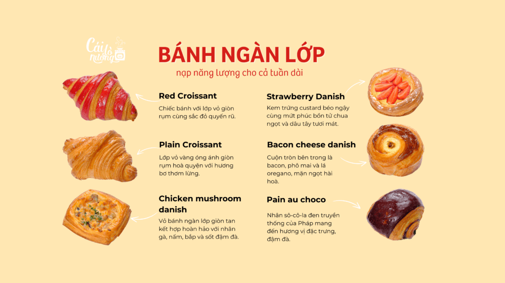 Mệt mỏi vì thứ ba quá nhiều cuộc họp? Nạp năng lượng với bánh ngàn lớp ngay!