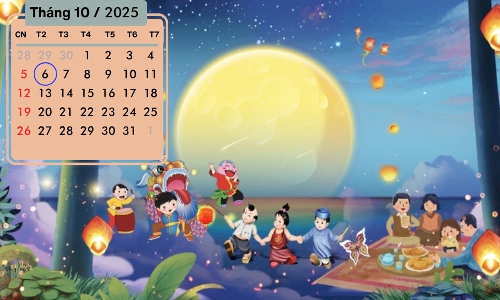 Trung thu 2025 ngày mấy Dương lịch và Âm lịch? Nguồn gốc và ý nghĩa