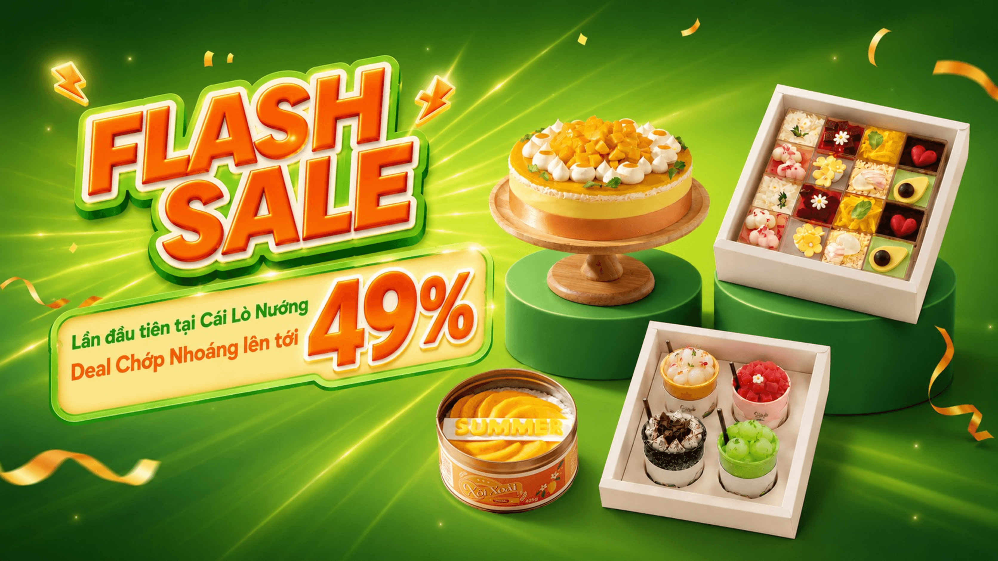 FLASH SALE – Lần đầu tiên tại Cái Lò Nướng, Deal Chớp Nhoáng lên tới 49%