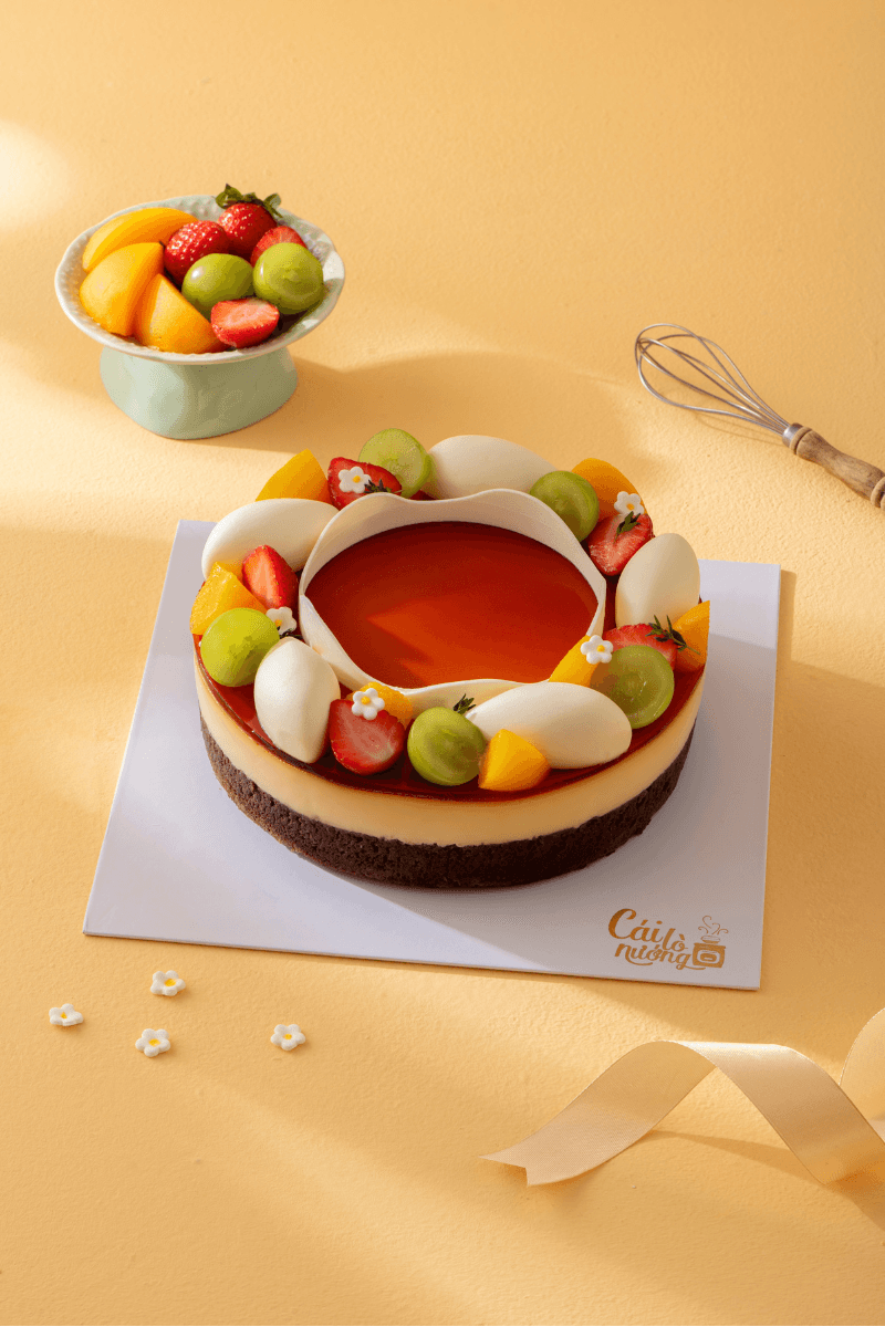 Bánh Flan Gato Fruit & Pins