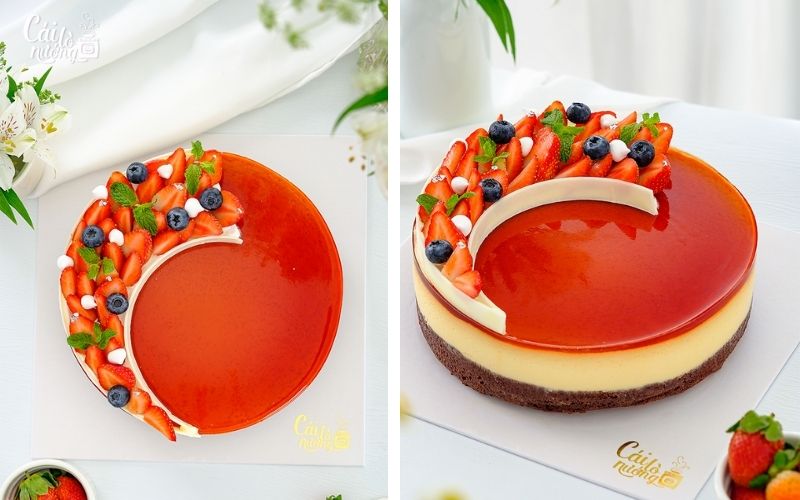 khiến bé thích mê cùng bánh Flan Gato