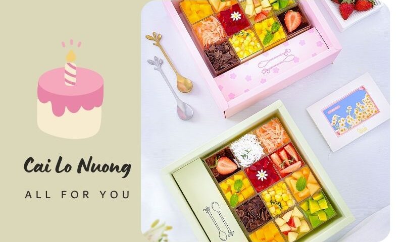 bánh sinh nhật hiện đại đơn giản