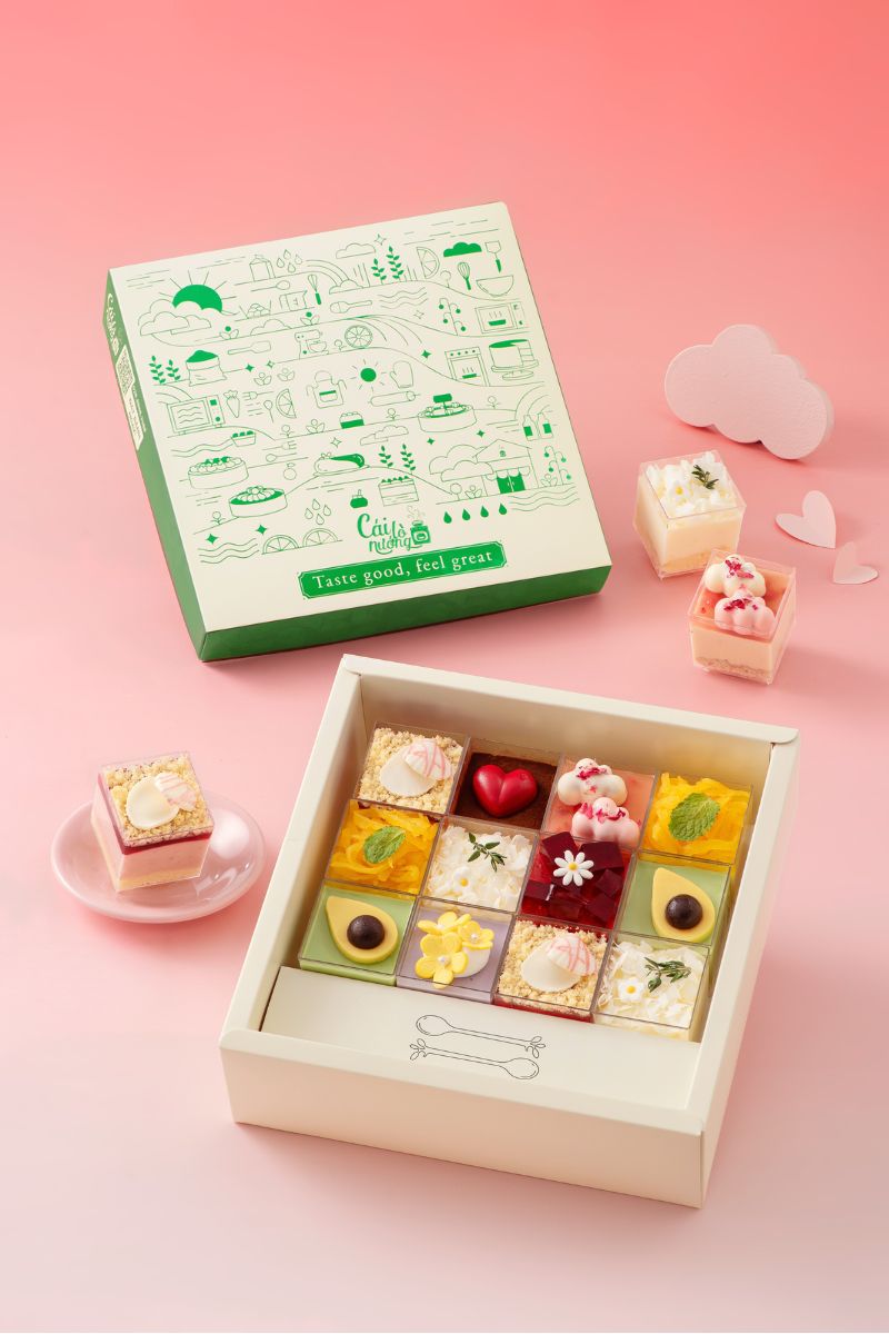 SWEETBOX SIGNATURE (Xanh) - Hộp 12 bánh