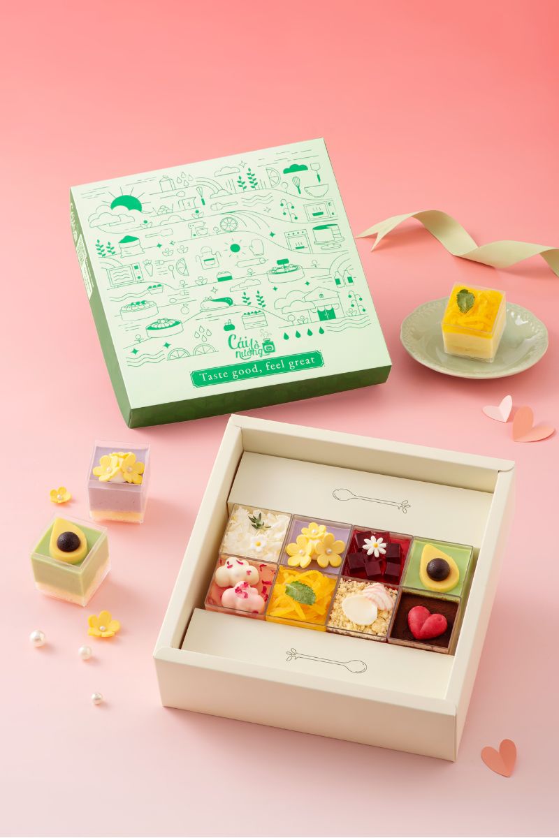 SWEETBOX SIGNATURE (Xanh) - Hộp 8 vị