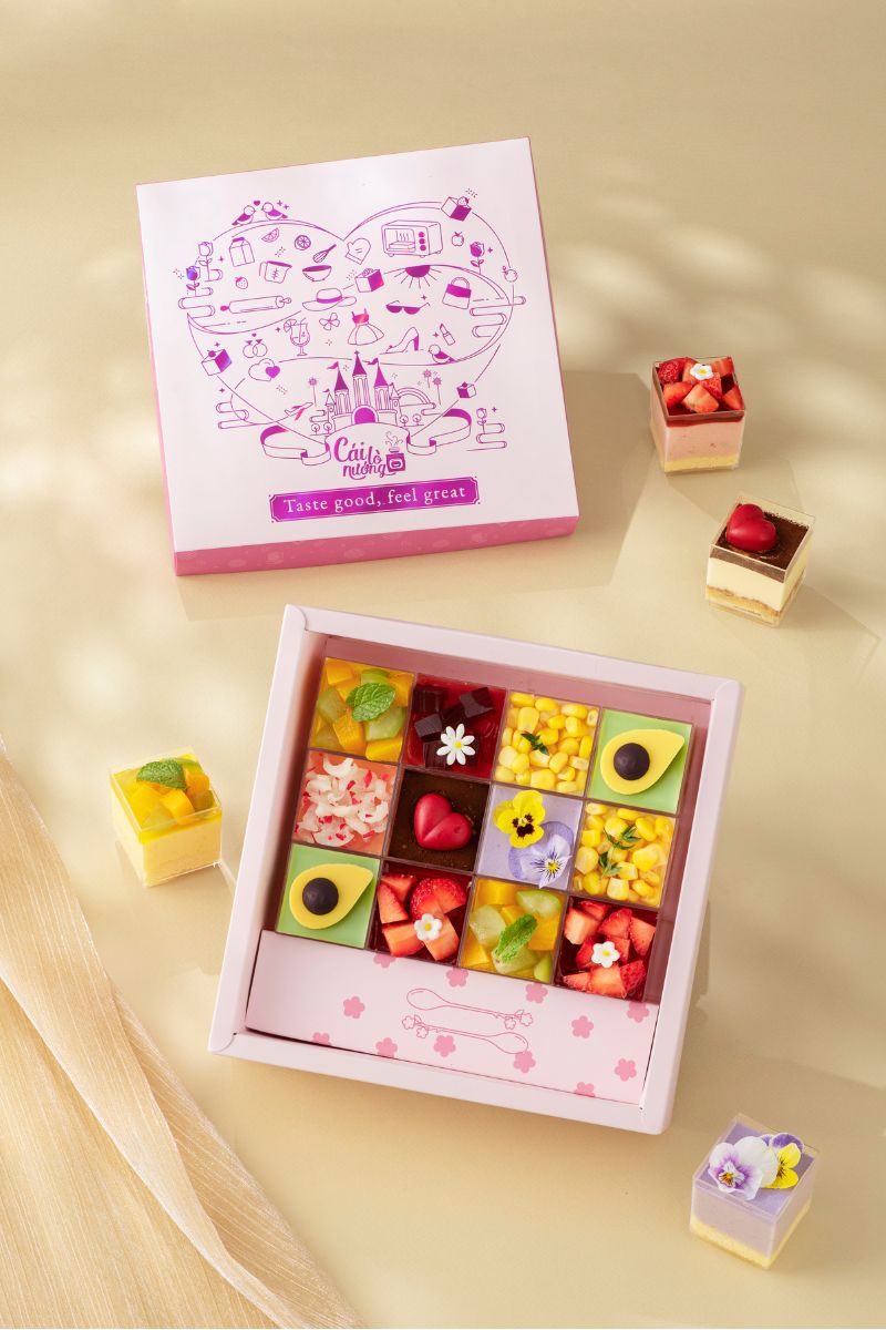 SWEETBOX SIGNATURE (Hồng) - Hộp 12 vị