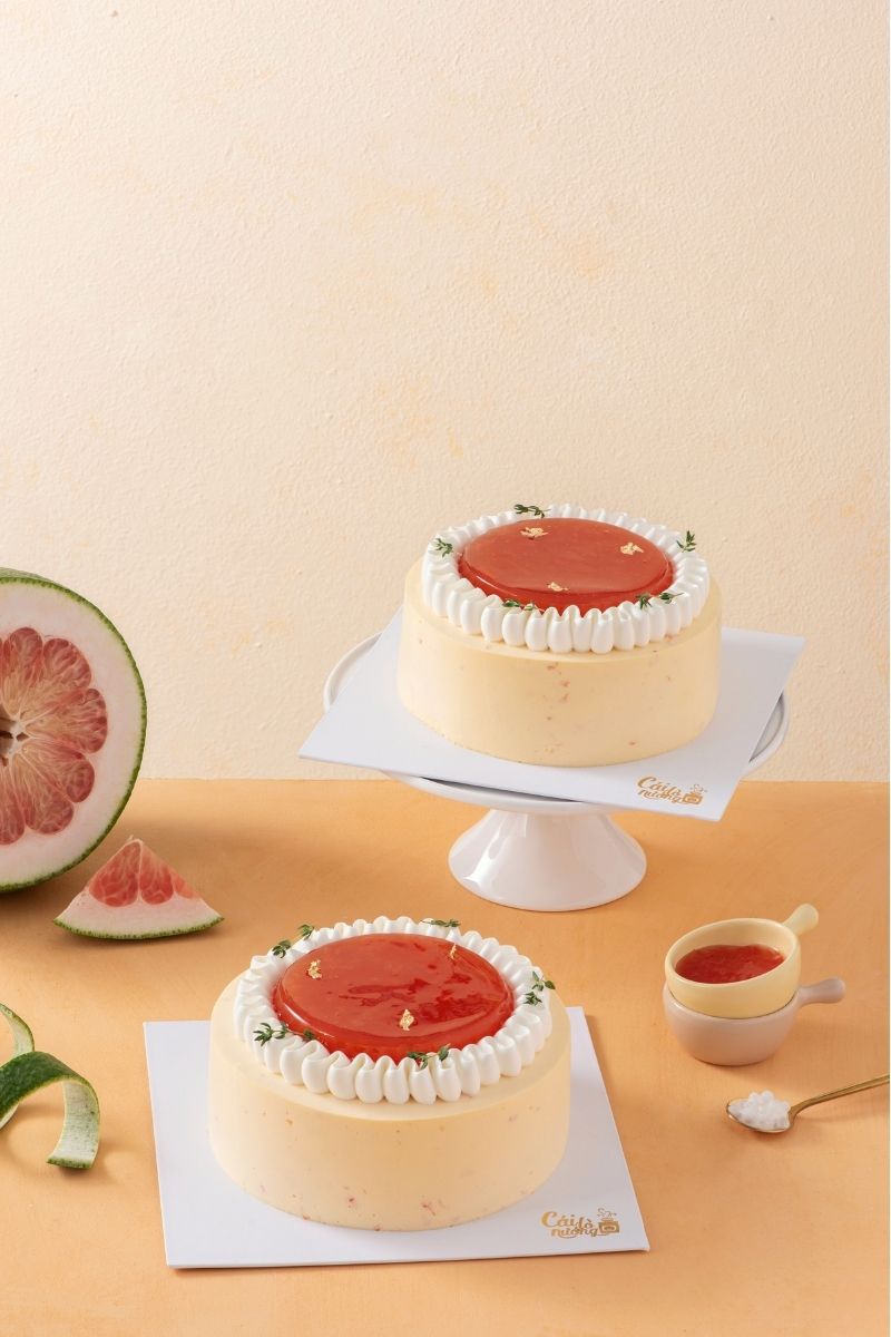 Tropical Aura - Mousse Bưởi Đỏ Thanh Trà