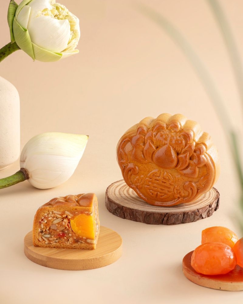 Bánh Trung thu Tomyum hải sản đặc biệt của tiệm Cái Lò Nướng 