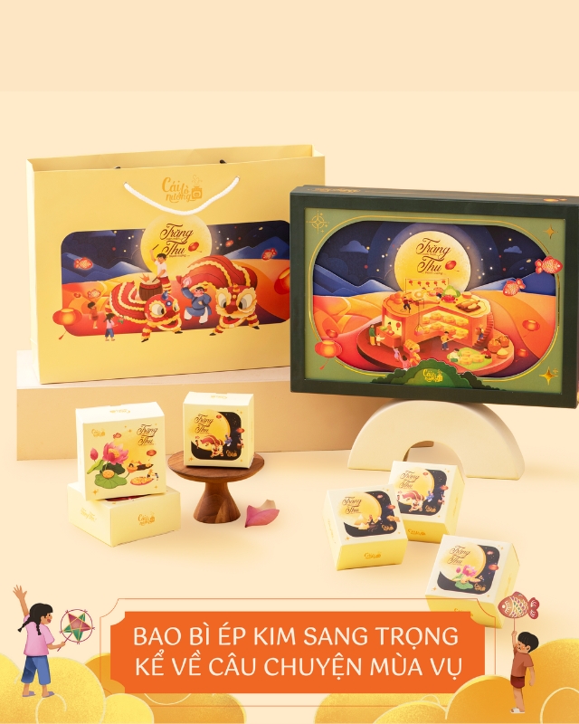 Hộp Trung thu Tinh Hoa của tiệm Cái Lò Nướng