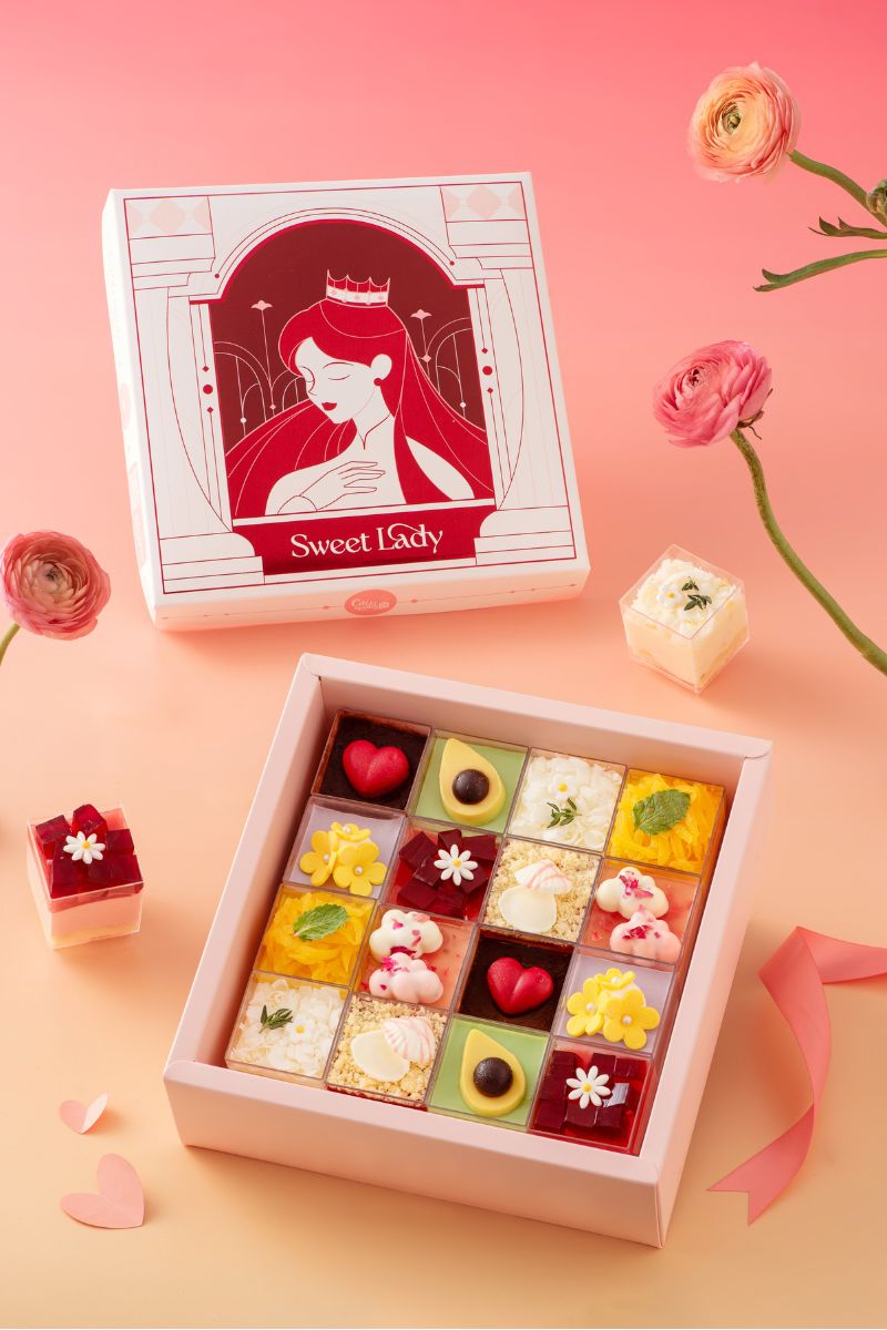 SWEETBOX SWEET LADY - Set 16 bánh