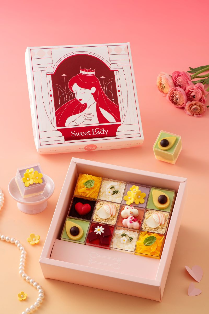 SWEETBOX SWEET LADY - Set 12 bánh
