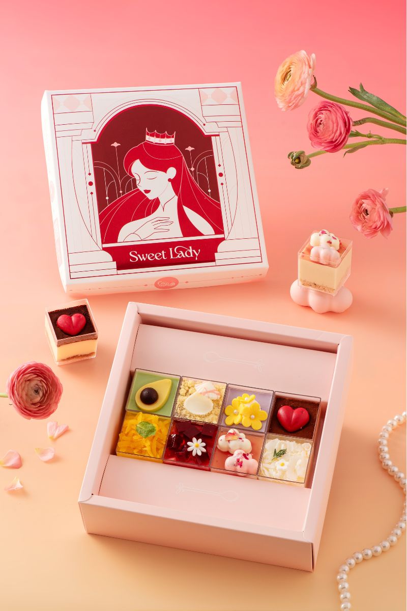 SWEETBOX SWEET LADY - Set 8 bánh