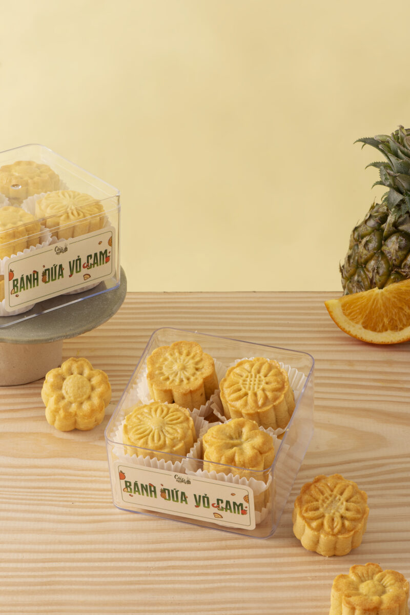 Hộp Bánh Dứa Vỏ Cam
